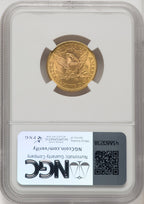 1899 $5 Liberty Half Eagle NGC MS66 (771353010)