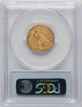 1909-O $5 CAC Indian Half Eagle PCGS AU58