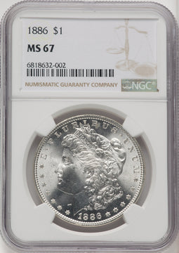 1886 Morgan Dollar NGC MS67 (771822019)