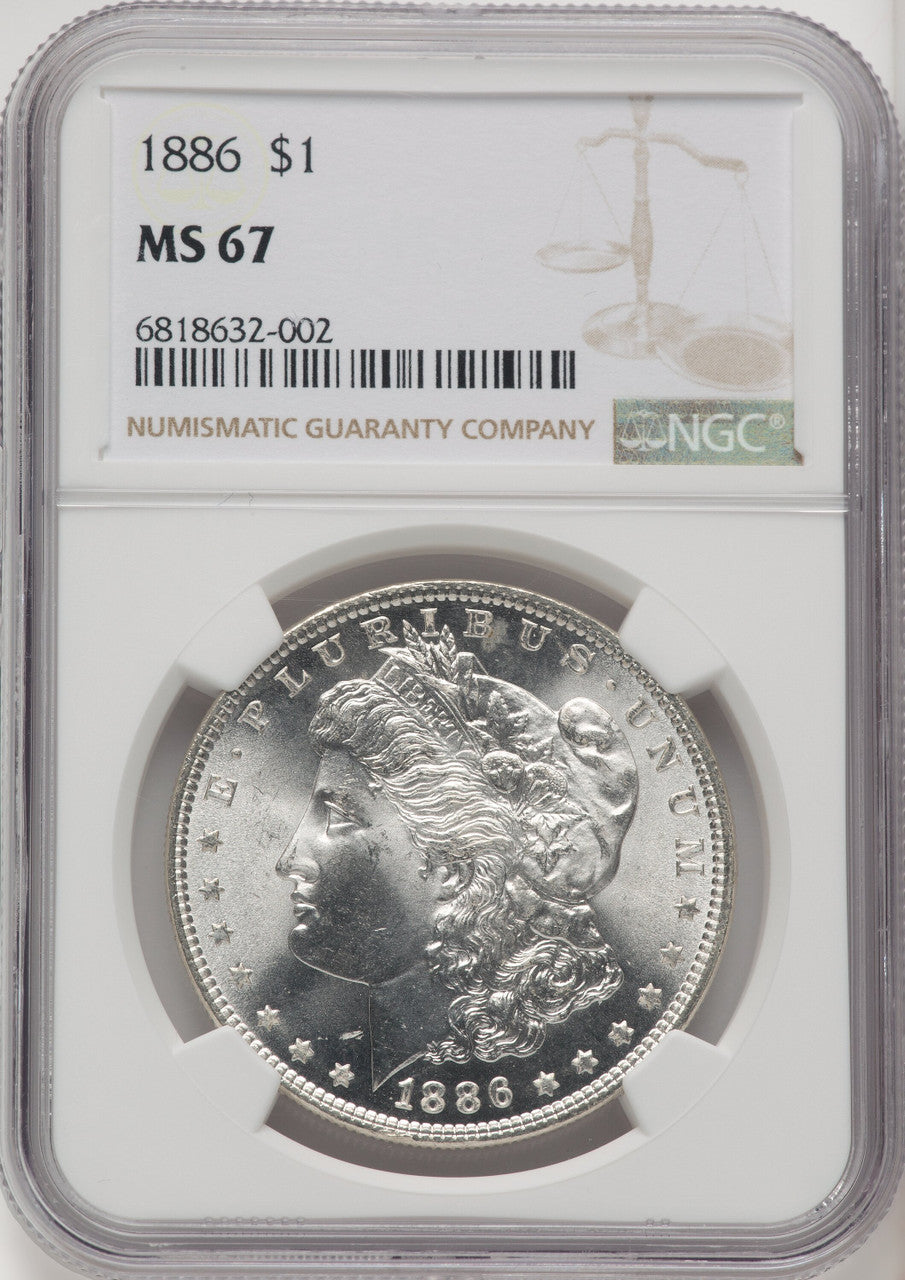 1886 Morgan Dollar NGC MS67 (771822019)