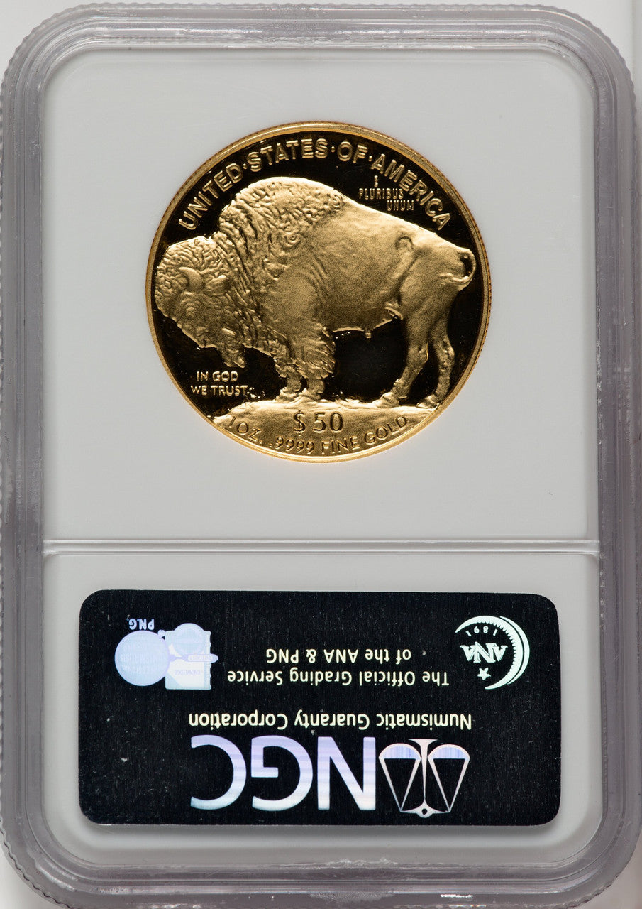 2006-W $50 One-Ounce Gold Buffalo First Strike NGC PF70 (519827001)