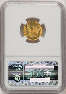1834 $2.50 Classic Classic Quarter Eagle NGC MS65+