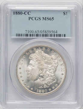 1880-CC Morgan Dollar PCGS MS65