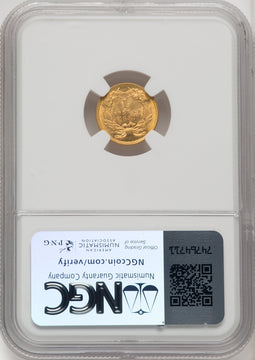 1887 G$1 Gold Dollar NGC MS66