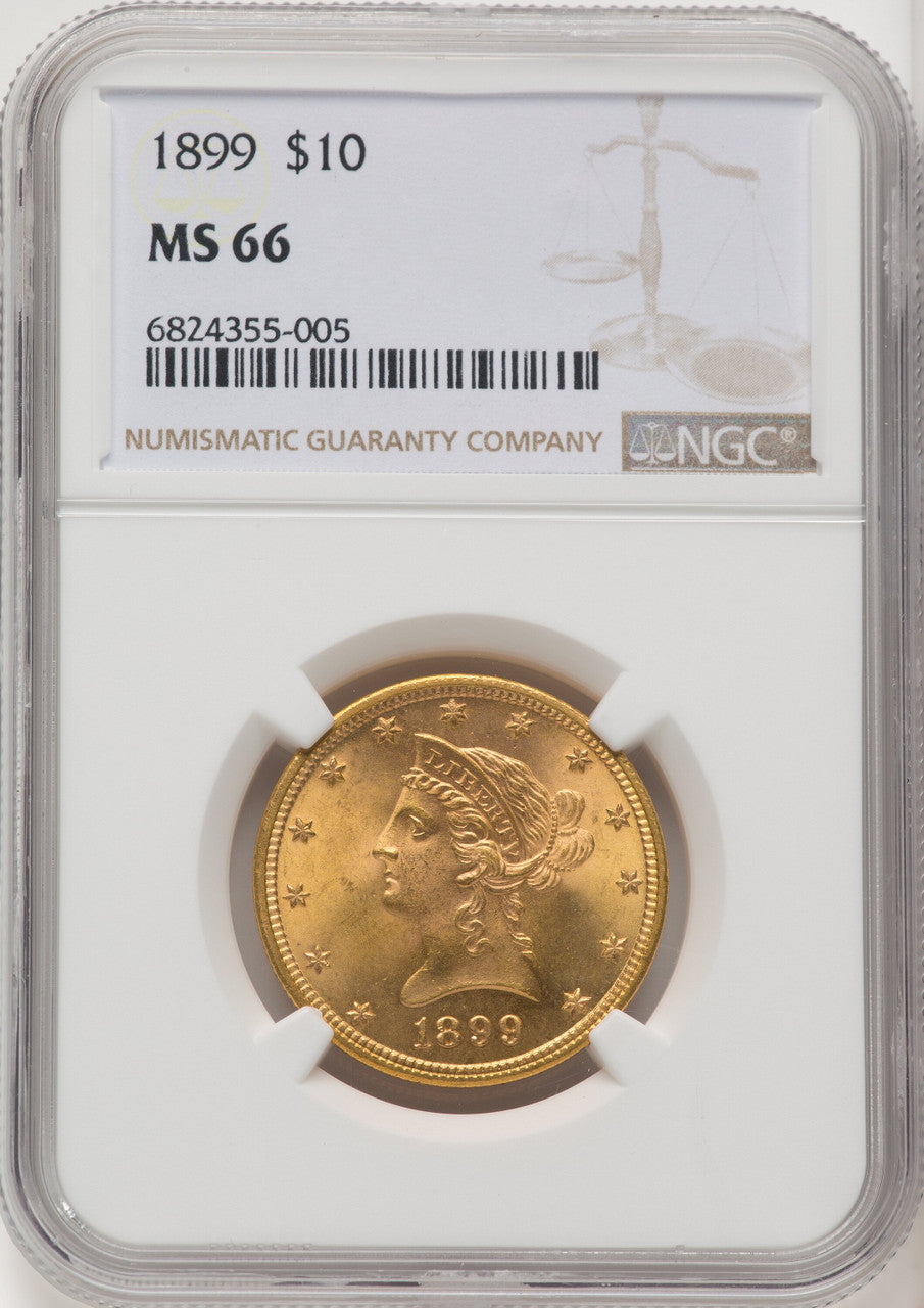 1899 $10 Liberty Eagle NGC MS66 (520061017)