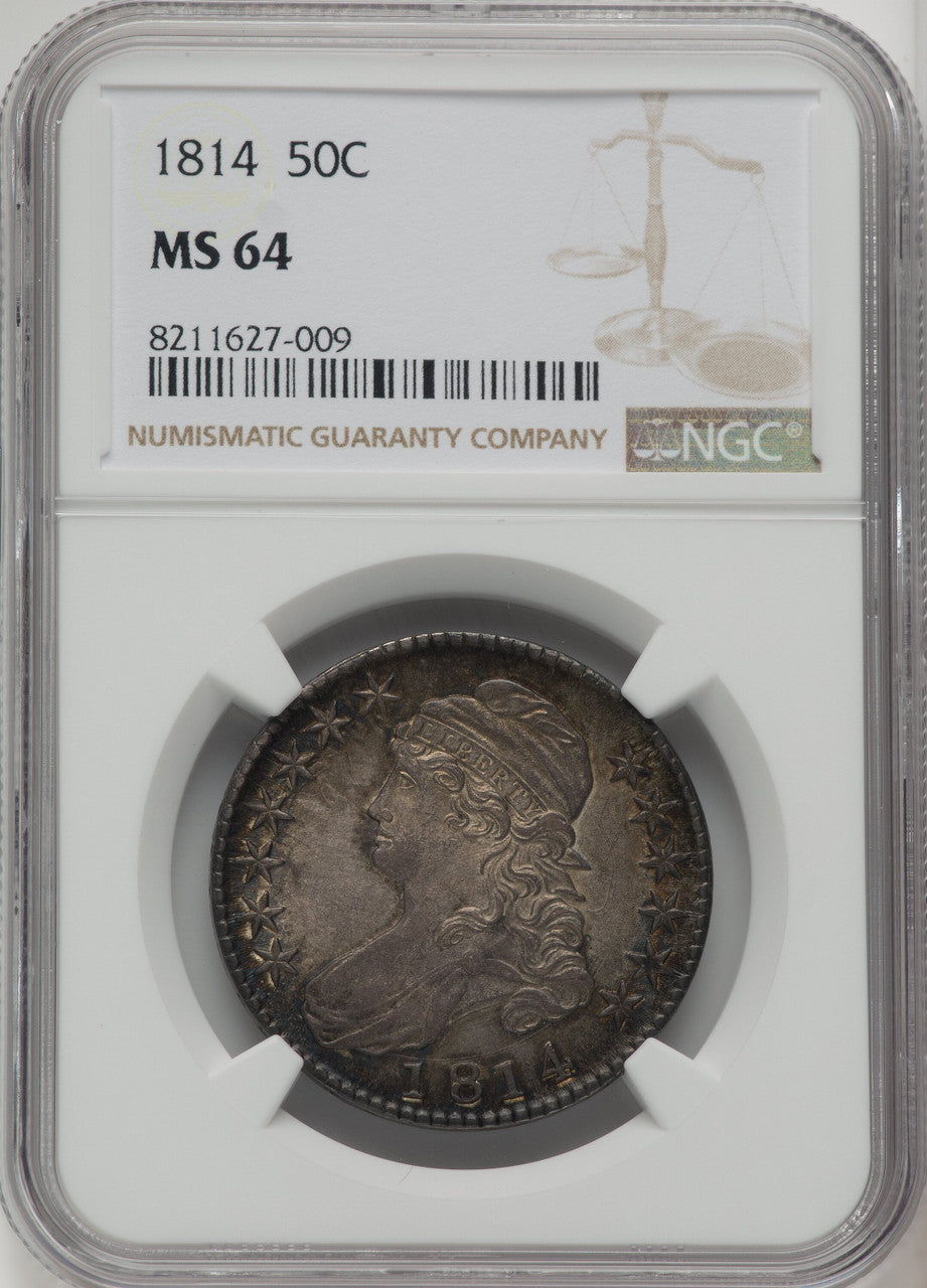 1814 50C Bust Half Dollar NGC MS64