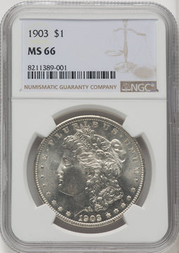 1903 Morgan Dollar NGC MS66