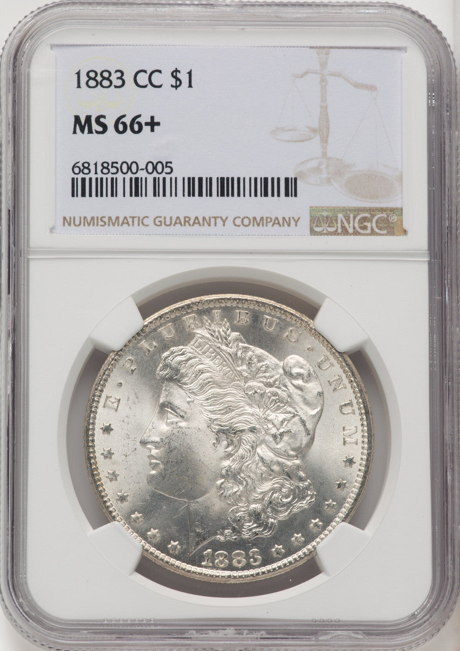 1883-CC Morgan Dollar NGC MS66+ (772368006)