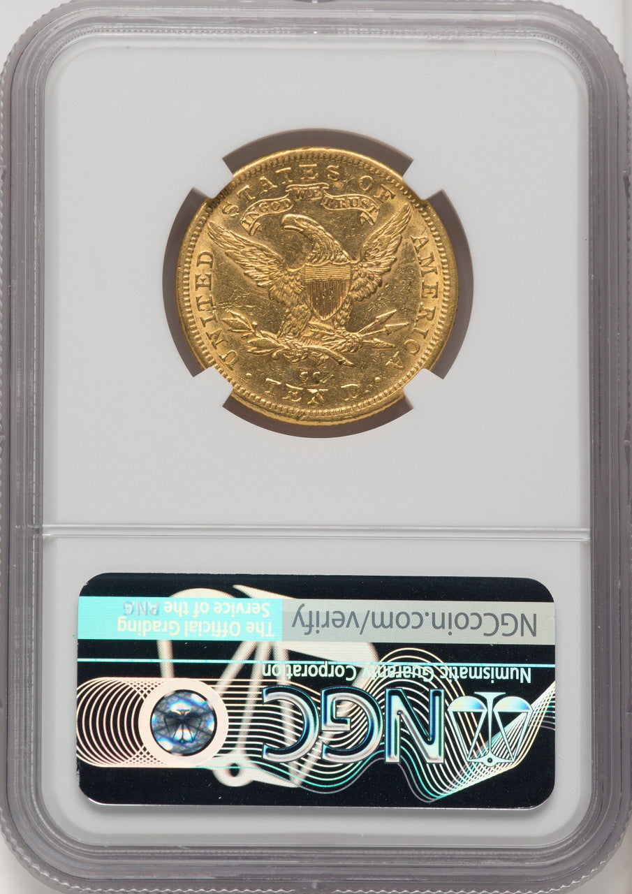 1882-CC $10 Liberty Eagle NGC AU53 (772138039)