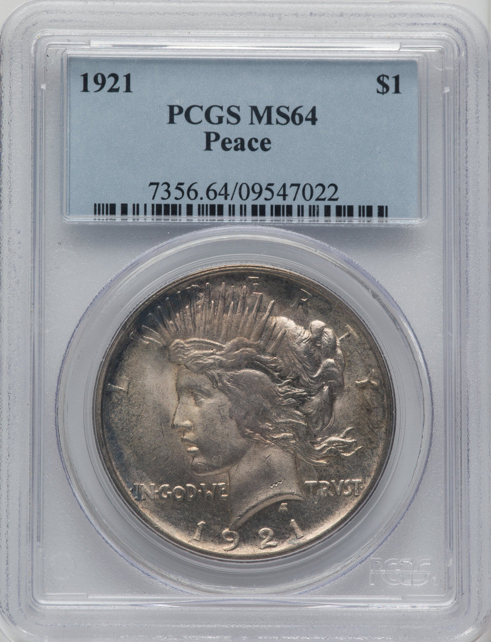 1921 Peace Dollar PCGS MS64 (772368015)