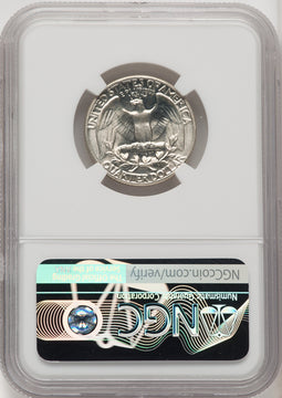 1960 25C Brown Label Washington Quarter NGC MS67+