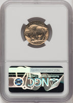 1937-D 5C Brown Label Buffalo Nickel NGC MS67+
