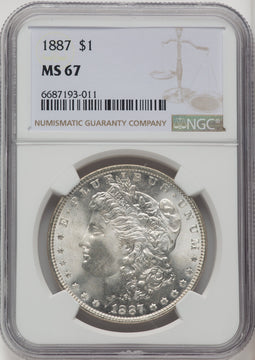1887 Morgan Dollar NGC MS67 (772368008)