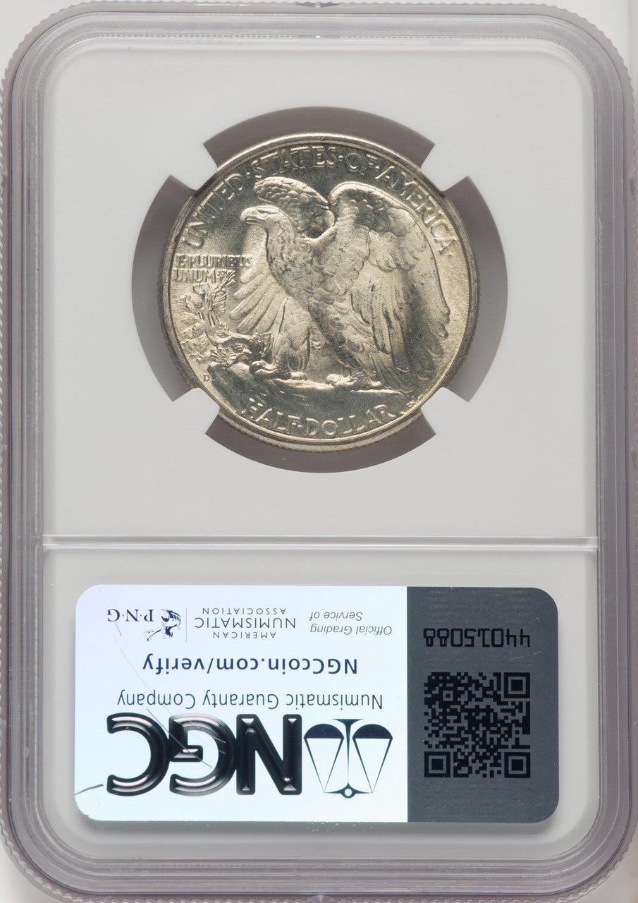1947-D 50C Walking Liberty Half Dollar NGC MS67 (772369011)