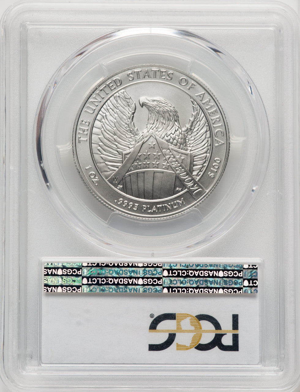 2007-W $100 One-Ounce Platinum Eagle Burnished PCGS SP70 (764614002)