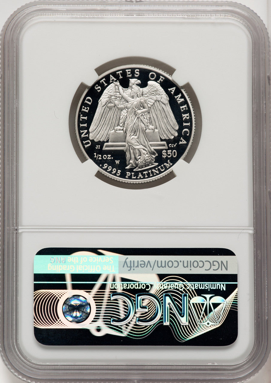 2008-W $50 Half-Ounce Platinum NGC PF70 (520069002)