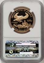 2000-W $50 One-Ounce Gold Eagle Brown Label NGC PF70 (772516010)