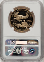 2015-W One-Ounce Gold Eagle First Strike ER Blue NGC PF70