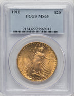 1910 $20 Saint-Gaudens Double Eagle PCGS MS65 (772283003)