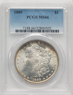 1889 Morgan Dollar PCGS MS66 (772108041)
