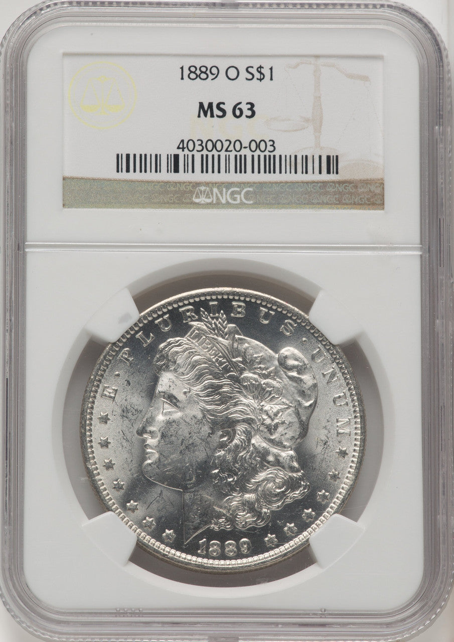 1889-O Morgan Dollar NGC MS63 (772108042)