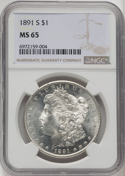 1891-S Morgan Dollar NGC MS65 (772146006)