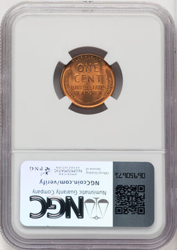 1953 1C RD Lincoln Cent NGC MS67 (772146013)