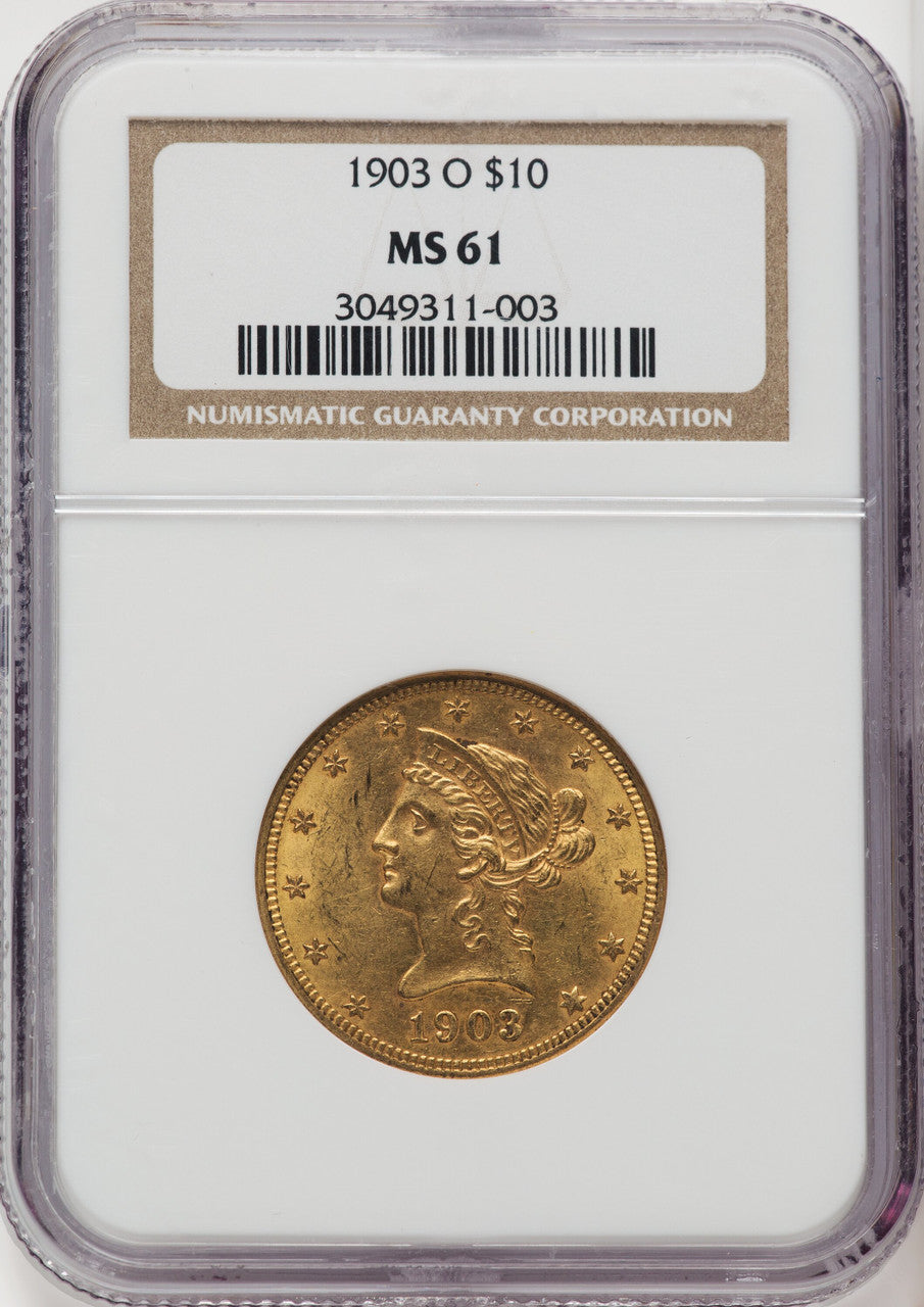 1903-O $10 Liberty Eagle NGC MS61 (769438076)