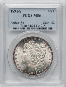 1891-S Morgan Dollar PCGS MS64 (772102072)