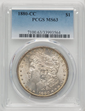 1880-CC Morgan Dollar PCGS MS63 (772102226)