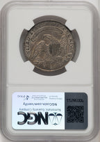 1836 50C Letter Edge Bust Half Dollar NGC AU58
