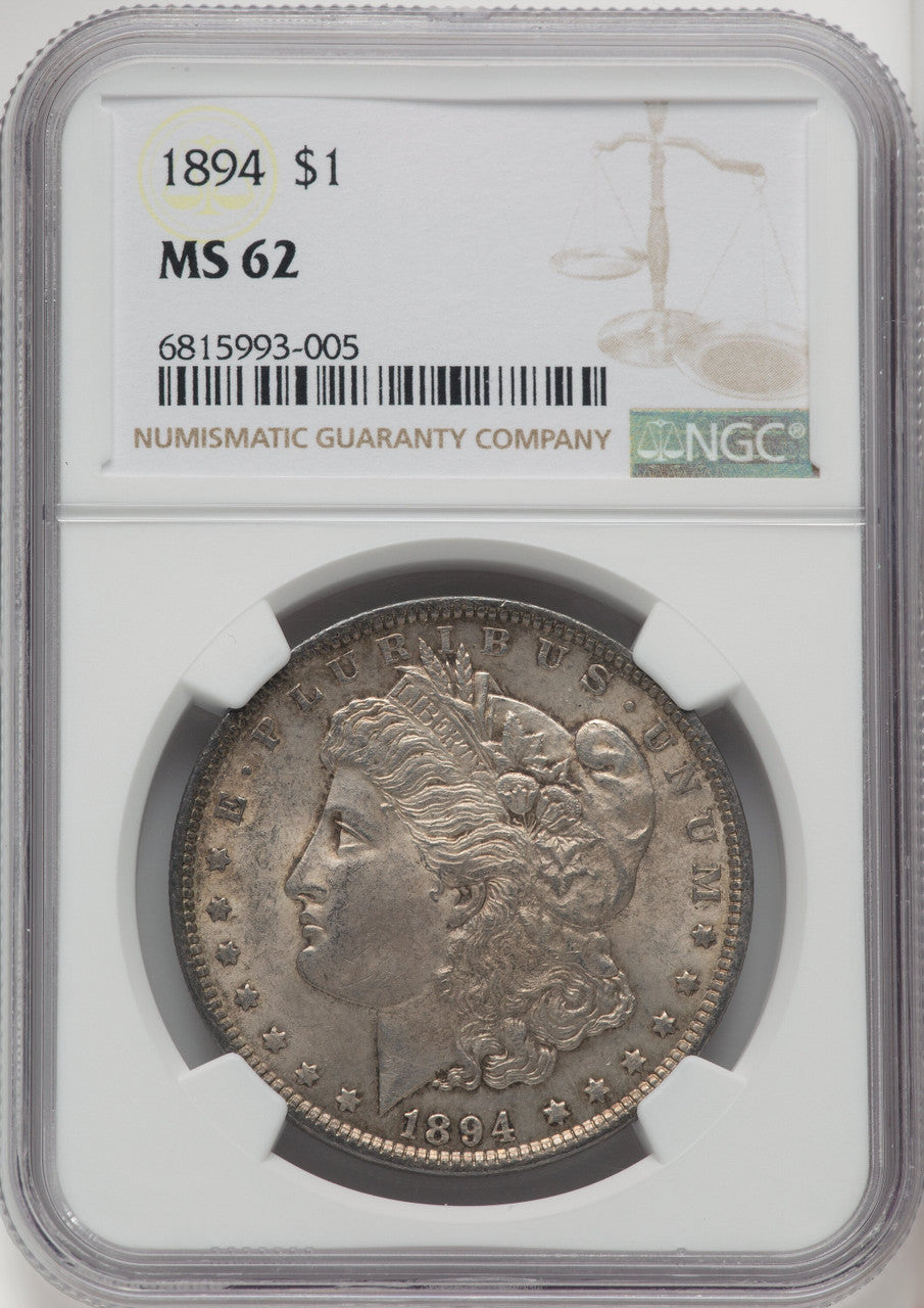 1894 Morgan Dollar NGC MS62