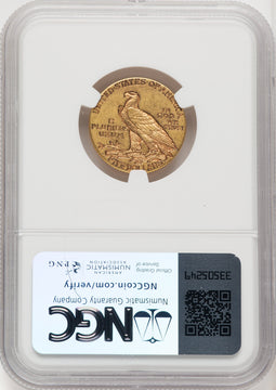 1911-D $5 Indian Half Eagle NGC AU55 (772543018)