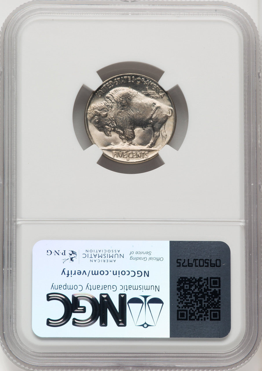 1935-S 5C Buffalo Nickel NGC MS67 (772515003)