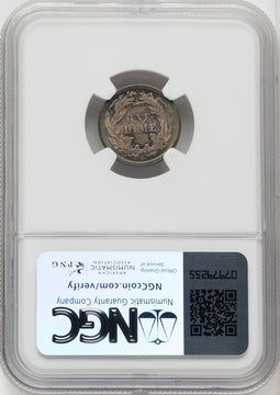 1874 10C ARROWS Seated Dime NGC MS66+