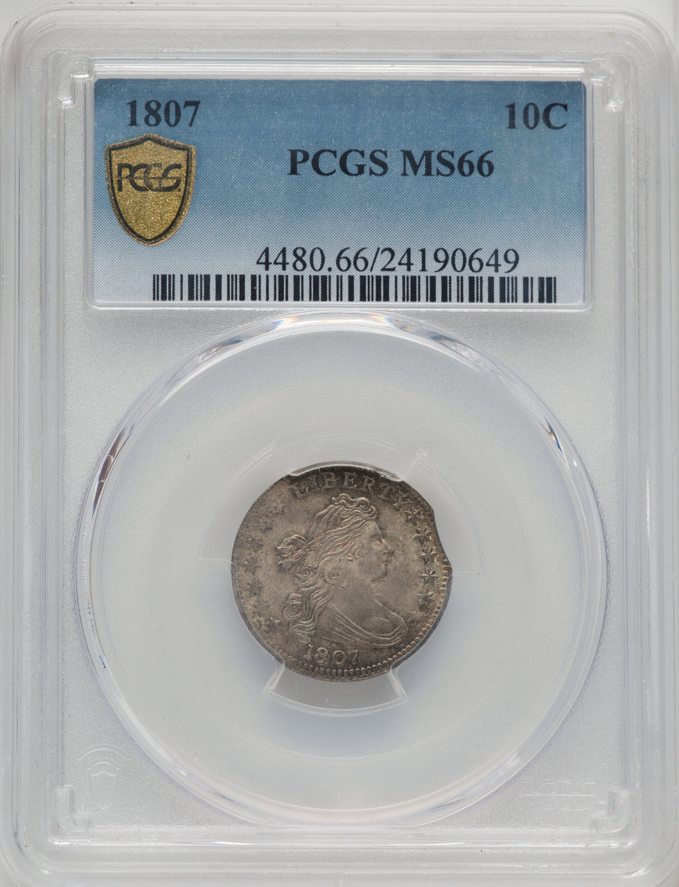 1807 10C Early Dime PCGS MS66 (772542002)
