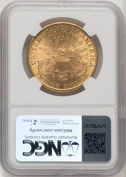 1895 $20 Liberty Double Eagle NGC MS62