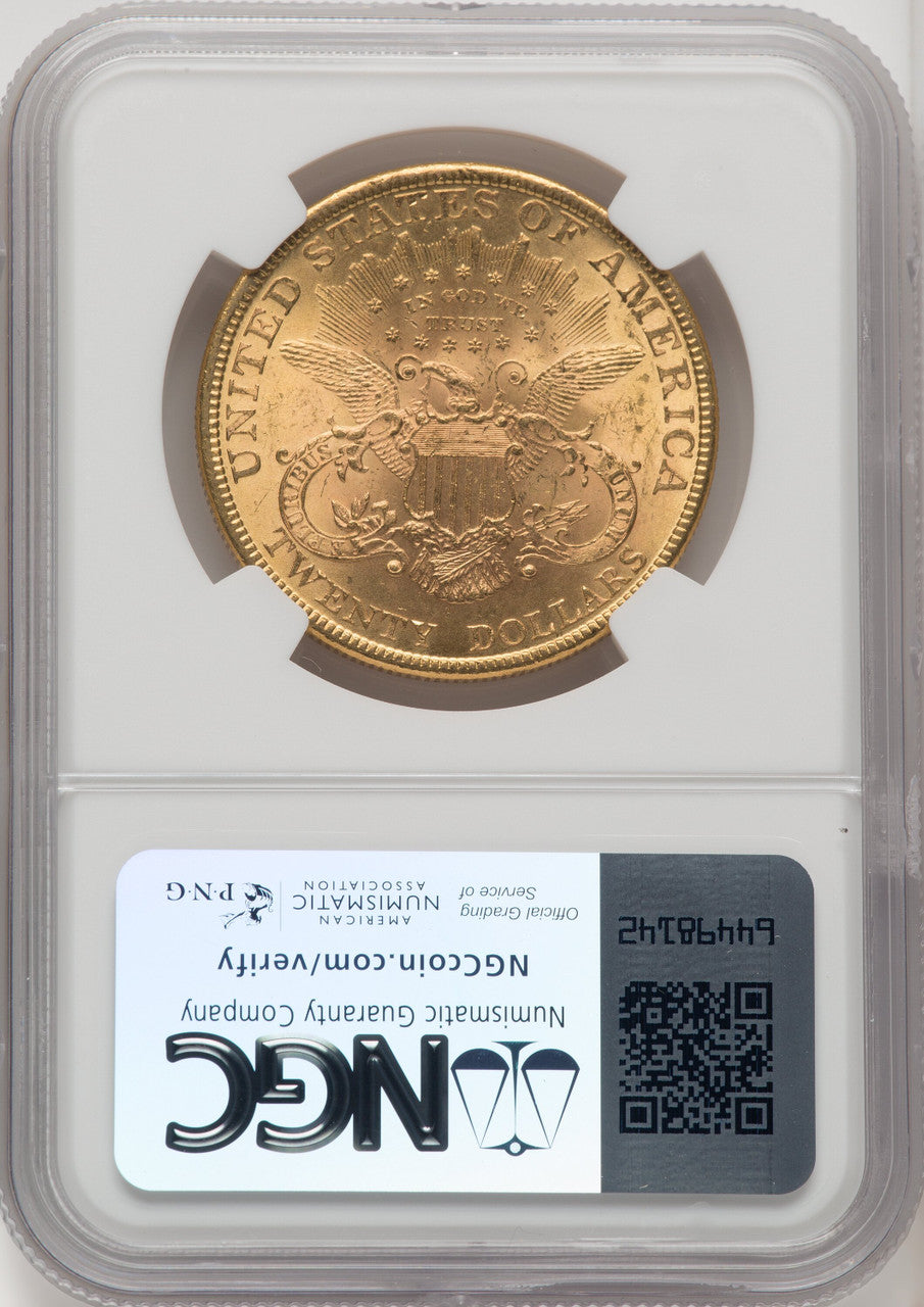 1895 $20 Liberty Double Eagle NGC MS62