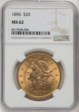 1896 $20 Liberty Double Eagle NGC MS62 (177185372)