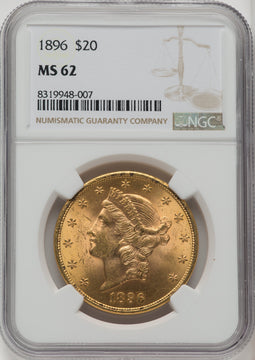 1896 $20 Liberty Double Eagle NGC MS62 (177185373)