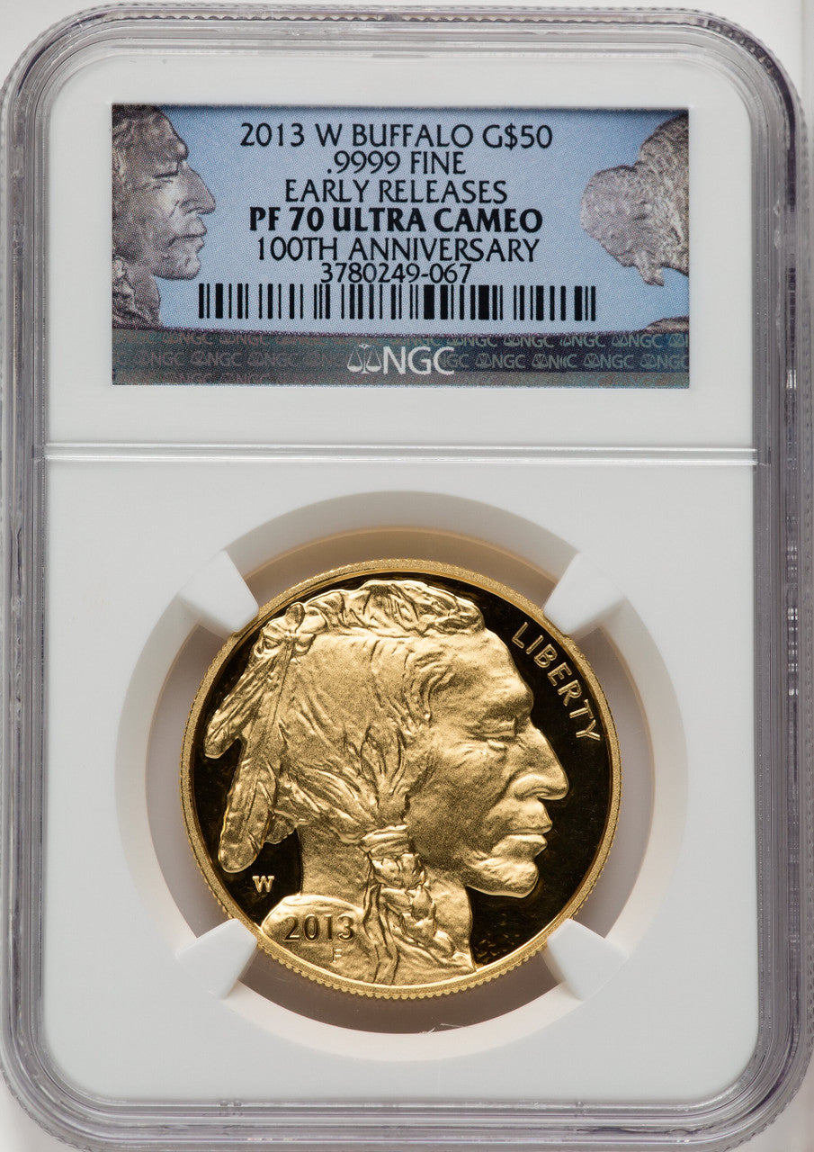 2013-W One-Ounce Gold Buffalo First Strike NGC PF70 (772599003)