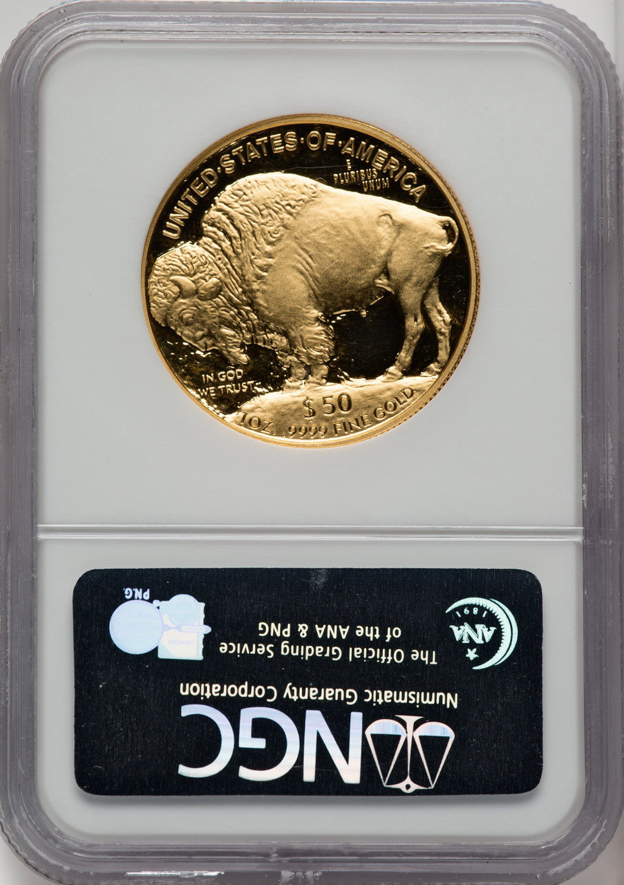 2006-W $50 One-Ounce Gold Buffalo .9999 Fine Gold NGC PF70 (520081011)