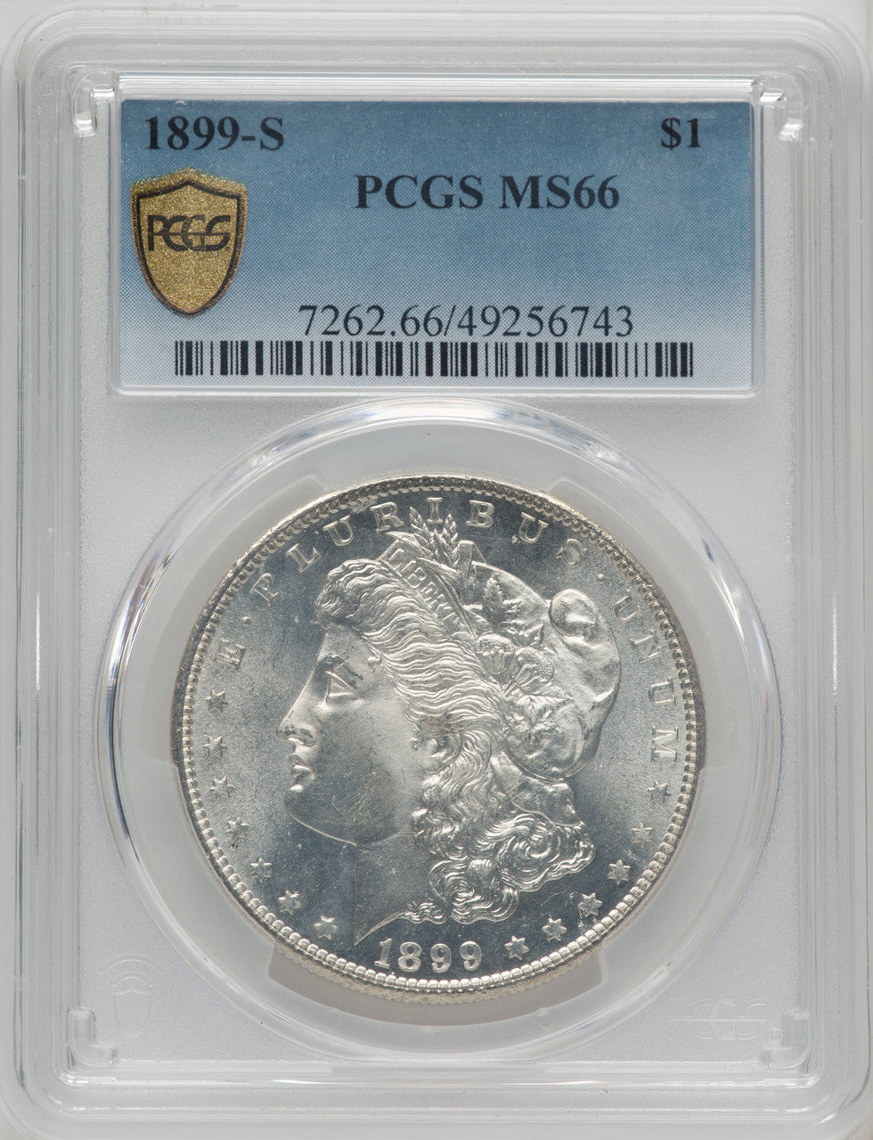 1899-S Morgan Dollar PCGS MS66 (772543010)
