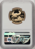 2018-W G$25 Half Ounce Gold Eagle First Day of Issue FDI Mike Castle NGC PF70