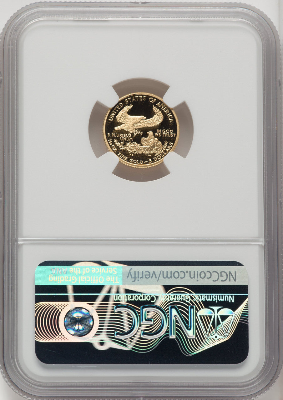 2003-W $5 Tenth-Ounce Gold Eagle Brown Label NGC PF70 (519727067)