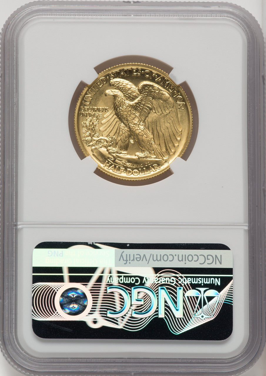 2016-W 50C 24K Gold Half-Ounce NGC MS70 (772470008)