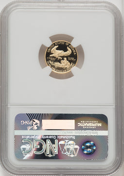 2015-W $5 Tenth-Ounce Gold Eagle First Strike ER Blue NGC PF70
