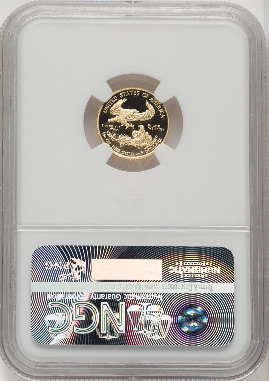 2015-W $5 Tenth-Ounce Gold Eagle First Strike ER Blue NGC PF70