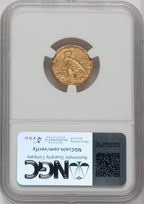 1910 $2.50 Indian Quarter Eagle NGC MS64 (771737377)