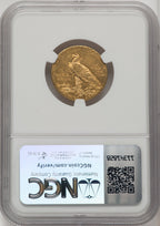 1913-S $5 Indian Half Eagle NGC AU53 (506434003)